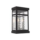 Livex Lighting 20524-04 Hopewell 2-lumières 120W Noir Lanterne murale d'extérieur