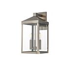 Livex Lighting 20584-91 Nyack 3-lumières 180W Nickel brossé Lanterne murale d'extérieur