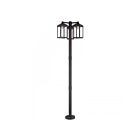 Livex Lighting 20597-07 3-lumières 180W Bronze et laiton antique Lampadaire extérieur