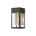 Livex Lighting 20761-07 1-lumière 100W Bronze et or doux Lanterne murale d'extérieur