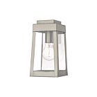 Livex Lighting 20851-91 1-lumière 100W Nickel brossé Lanterne murale d'extérieur