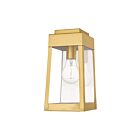 Livex Lighting 20852-12 1-lumière 100W Laiton satiné Lanterne murale d'extérieur