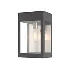 Livex Lighting 20872-76 Barrett 1-lumière 100W Gris scandinave Lanterne murale d'extérieur