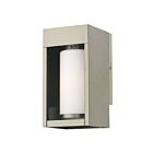 Livex Lighting 20981-91 Bleecker 1-lumière 60W Nickel brossé Lanterne murale d'extérieur