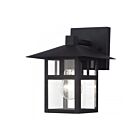 Livex Lighting 21322-14 1-lumière 100W Noir texturé Lanterne murale d'extérieur