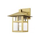 Livex Lighting 21323-32 1-lumière 100W Or satiné Lanterne murale d'extérieur