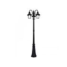 Livex Lighting 21543-04 3-lumières 180W Noir Lampadaire extérieur