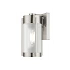 Livex Lighting 22380-91 1-lumière 60W Nickel brossé Lanterne murale d'extérieur