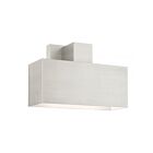 Livex Lighting 22423-91 1-lumière 40W Nickel brossé Applique murale d'extérieur