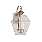Livex Lighting Westover 2381-01 3-Lumières 180W Laiton antique Lanterne murale