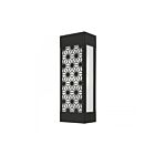 Livex Lighting 24322-04 2-lumières 80W Noir et Nickel brossé Applique murale d'extérieur