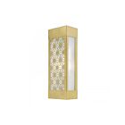 Livex Lighting 24322-32 2-lumières 80W Or satiné Applique murale d'extérieur