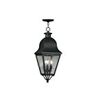 Livex Lighting 2557-04 Amwell 3-Lumières 180W Noir Luminaire Suspendu extrieur