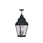 Livex Lighting 2610-04 Exeter 3-Lumières 180W Noir Luminaire Suspendu extrieur