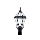 Livex Lighting Fleur de Lis 2622-07 2-Lumières 120W Bronze Lanterne de poteau extérieure