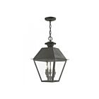 Livex Lighting 27220-61 Wentworth 3-Lumières 180W Fusain Luminaire Suspendu extrieur