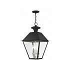 Livex Lighting 27224-04 Wentworth 4-Lumières 240W Noir Luminaire Suspendu extrieur