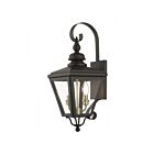 Livex Lighting 27372-07 2-lumières 120W Bronze et laiton antique Lanterne murale d'extérieur