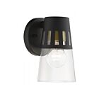 Livex Lighting 27971-04 1-lumière 60W Noir et or doux Lanterne murale d'extérieur