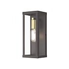 Livex Lighting 28032-07 1-lumière 60W Bronze et or antique Lanterne murale d'extérieur