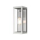 Livex Lighting 28032-91 1-lumière 60W Nickel brossé Lanterne murale d'extérieur