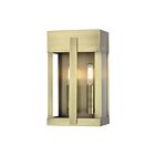 Livex Lighting 28962-01 2-lumières 120W Laiton antique Lanterne murale d'extérieur