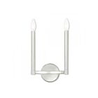 Livex Lighting Alpine 40242-35 120W 2-Lumières Nickel poli Applique Murale