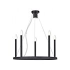 Livex Lighting 40245-07 Alpine 6-lumières 350W Bronze Lustre