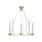 Livex Lighting 40245-35 Alpine 6-lumières 350W Nickel poli Lustre