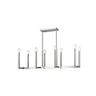Livex Lighting 40258-91 Alpine 8-lumières 480W Nickel brossé Lustre