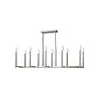 Livex Lighting 40259-91 Alpine 10-lumières 600W Nickel brossé Lustre