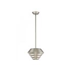 Livex Lighting 40401-91 Amsterdam 1-Lumière 60W Nickel brossé Suspendu
