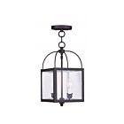Livex Lighting 4041-04 Milford 2-Lumières 120W Noir Cabriolet Plafonnier semi-encastré ou Suspendu