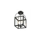 Livex Lighting 4041-07 Milford 2-Lumières 120W Bronze Cabriolet Plafonnier semi-encastré ou Suspendu