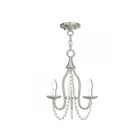 Livex Lighting 40793-91 Alessia 3-lumières 180W Nickel brossé Lustre
