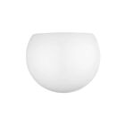 Livex Lighting Piedmont 40802-69 40W 1-Lumière Blanc brillant Applique Murale