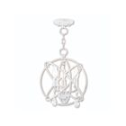 Livex Lighting 40903-60 Aria 3-lumières 180W Blanc antique Convertible Plafonnier semi encastré ou Lustre