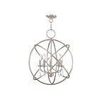 Livex Lighting 40905-91 Aria 5-lumières 300W Nickel brossé Lustre