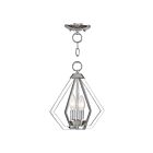 Livex Lighting 40922-05 Prism 2-lumières 120W Chrome poli Convertible Plafonnier semi encastré ou Lustre