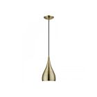 Livex Lighting 40981-01 1-lumière 60W Laiton antique Suspendu