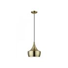 Livex Lighting 40991-01 Waldorf 1-Lumière 60W Laiton antique Suspendu