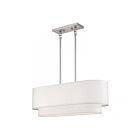 Livex Lighting 41085-91 3-Lumières 180W Nickel brossé Lustre