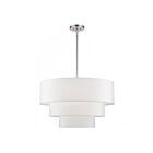 Livex Lighting 41087-91 5-Lumières 300W Nickel brossé Lustre