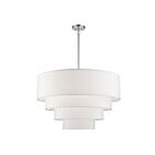 Livex Lighting 41088-91 8-Lumières 480W Nickel brossé Lustre