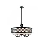 Livex Lighting 41116-92 Arabesque 6-Lumières 350W Bronze anglais Cabriolet Suspendu