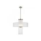 Livex Lighting 41142-91 Alexis 4-Lumières 240W Nickel brossé Suspendu