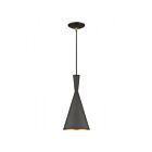 Livex Lighting 41185-07 Waldorf 1-Lumière 60W Bronze avec accents en laiton antique Suspendu