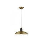 Livex Lighting 41193-01 Pendants 1-Lumière 60W Laiton antique Suspendu
