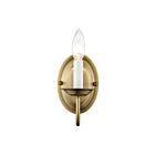 Livex Lighting Home 4151-01 60W 1-Lumière Laiton antique Applique Murale