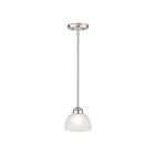 Livex Lighting 4210-91 Somerset 1-Lumière 100W Nickel brossé Suspendu